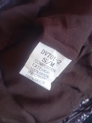 Vestido estampado mujer Talla S/M