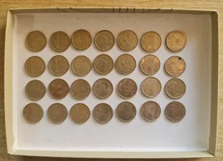Colección 28 Monedas 5 Pesetas España