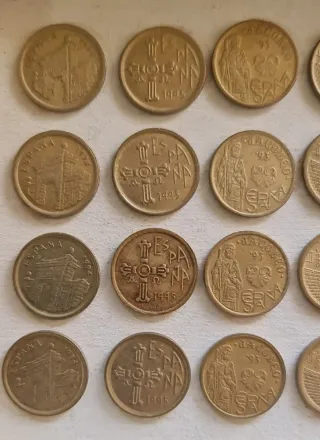 Colección 28 Monedas 5 Pesetas España