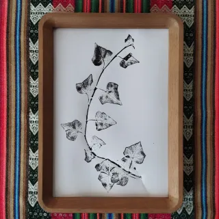 Estampación botánica artesanal