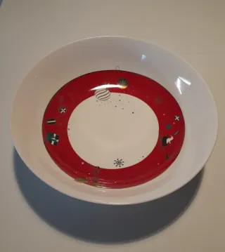 Centrotavola Brandani Natale Porcellana