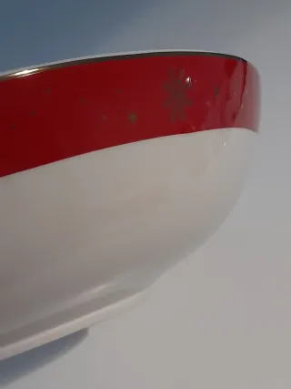 Centrotavola Brandani Natale Porcellana