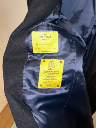 Cappotto elegante uomo blu