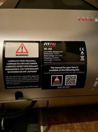 Cinta de correr Fitfiu MC-460 como nueva