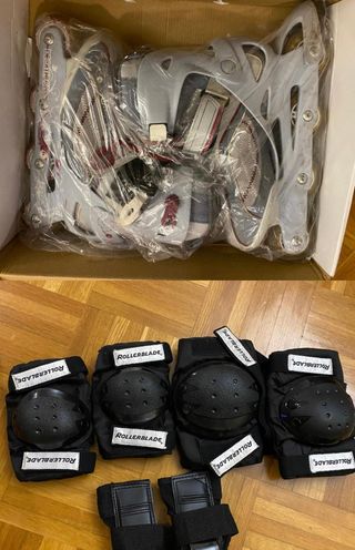 Patines en línea + protecciones