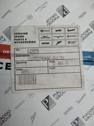 642020 cuenta kilómetros Piaggio Typhoon