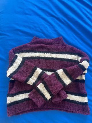 Jersey Bimba y Lola rayas granate