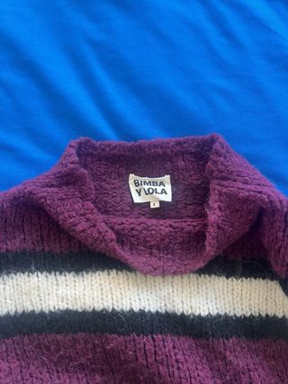 Jersey Bimba y Lola rayas granate