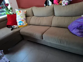 Sofá modular beige,negociable