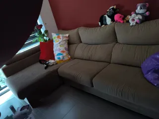 Sofá modular beige,negociable