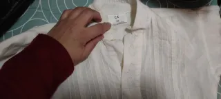 Camisa fallera blanca talla niño 5/6 años aprox