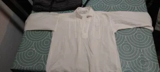 Camisa fallera blanca talla niño 5/6 años aprox
