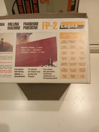 Fresadora portátil LEGNA FP-2