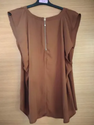 Camisa marrón talla L