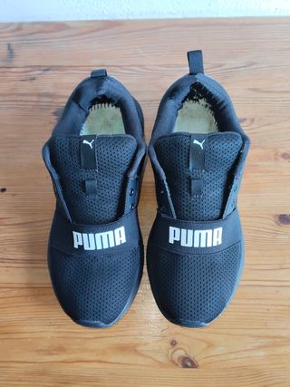 Zapatillas deportivas Puma negras Unisex -Talla 39