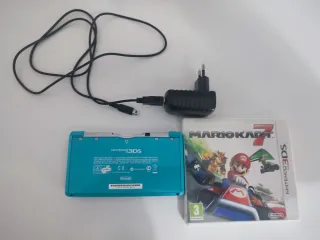 Nintendo 3DS Azul + Mario Kart 7