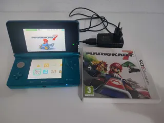 Nintendo 3DS Azul + Mario Kart 7