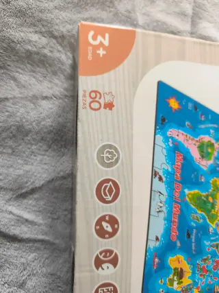 Puzzle Mapa del Mundo 60 piezas