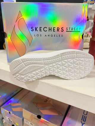 Skechers donna beige/oro