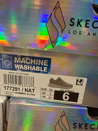 Skechers donna beige/oro