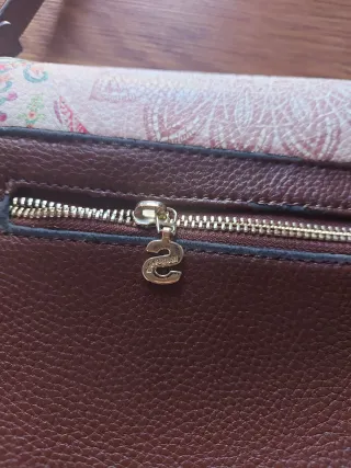 Bolso Desigual Marrón Multicolor