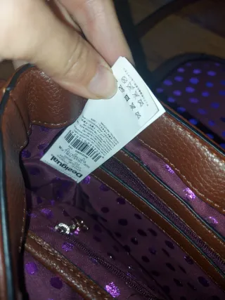 Bolso Desigual Marrón Multicolor