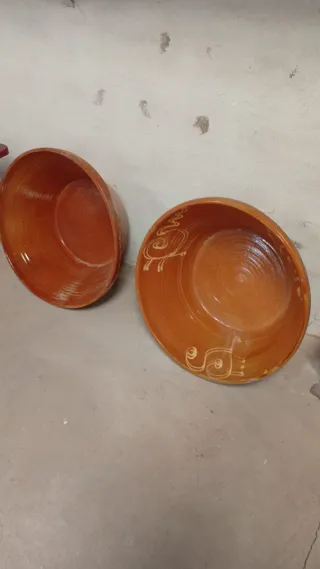 Lebrillos de barro