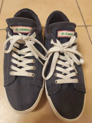 Zapatillas El Ganso Azul y Blanco