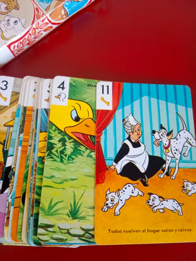 Cartas coleccionables Disney 101 Dálmatas
