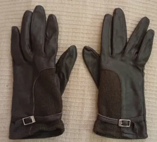 Guantes niño ecopiel talla 7