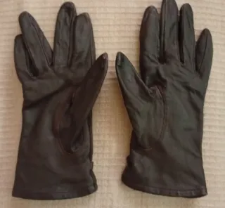 Guantes niño ecopiel talla 7