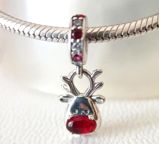 Charm Pandora Reno Colgante Navidad