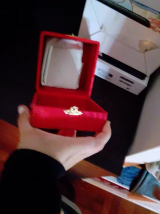 Portamonete donna rosso e oro