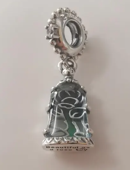 Charm Pandora Bella y Bestia Rosa Disney