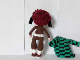 Muñeco Amigurumi Tanjiro Guardianes de la noche