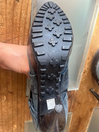 Botines Pura López Talla 40 Azul