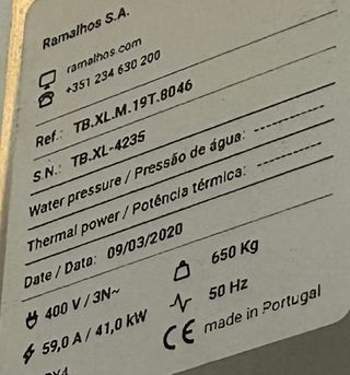 HORNO CARRO TURBORAM XL - RAMALHOS