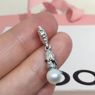 Charm Pandora Sirena Perla Plata