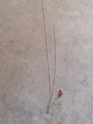 Colgante Viceroy Rojo con Cadena Rota
