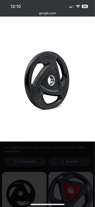 Discos de pesas con agarre