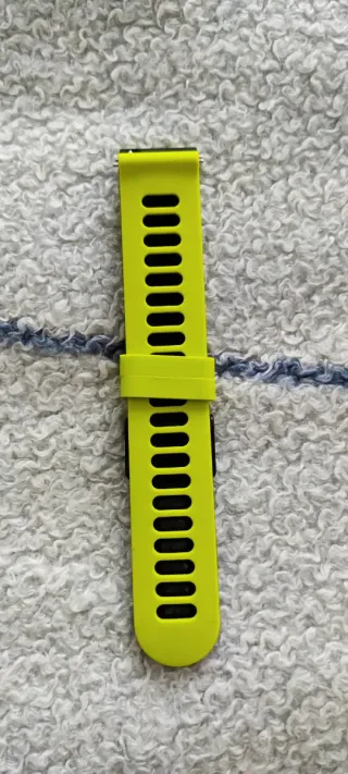 Correa de reloj verde/amarillo