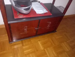 Estantería madera y metal