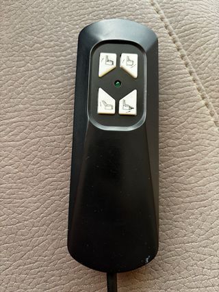 sillón butaca reclinable con motor color gris