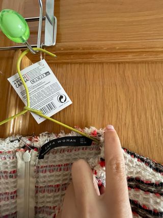 Blusa Tweed Rayas Negras Rojas Blancas Tipo Chanel