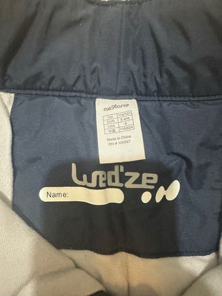 pantalón nieve infantil azul oscuro