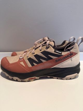 Zapatillas Salomon Beige y Naranja