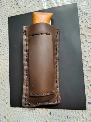 Fodero in pelle per coltello Opinel N 8