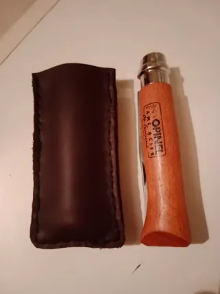 Fodero in pelle per coltello Opinel N 8
