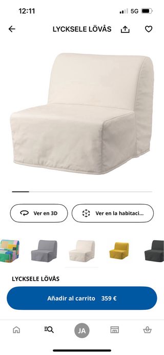Sillón Lycksele Ikea Beige