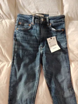 Pantalones vaqueros mujer niña talla 34